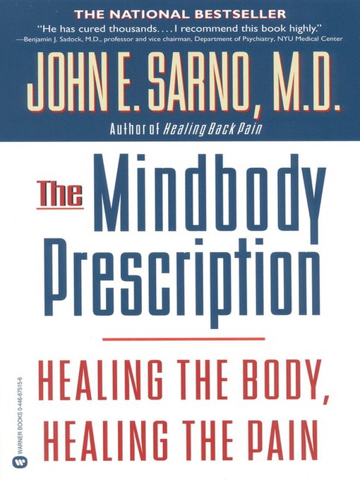 Title details for The Mindbody Prescription by John E. Sarno - Available